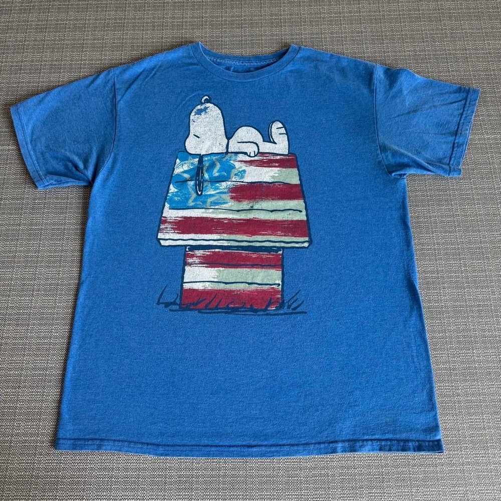 Peanuts Snoopy American Flag T-Shirt